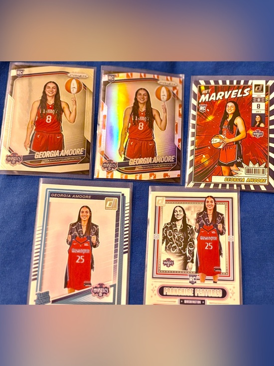 Panini Other - Georgia Amoore Basketball Cards Washington  Mystics